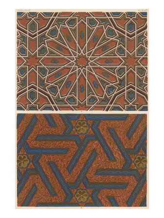 Designs from Panelling and Ceiling in the Alhambra
