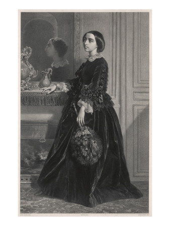 Lady with Peacock Fan