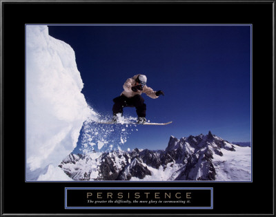 Persistence: Snowboarder