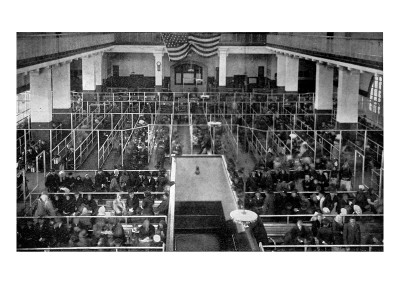 The Great Assembly Hall, Ellis Island, New York, 1911
