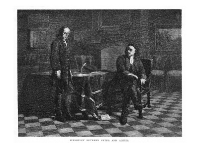 The Interview Between Peter and the Tsarevich Alexis, Son of Michael