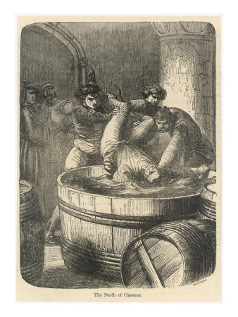 The Duke of Clarence Is Drowned in a Butt of Malmsey Wine