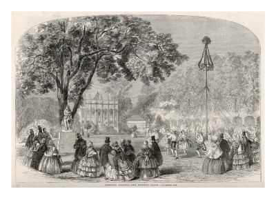 The Maypole Dance in Cremorne Gardens