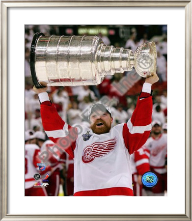 Kris Draper with the Stanley Cup, Game 6 of the 2008 NHL Stanley Cup Finalsl; #33