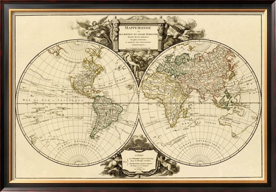 Mappemonde, c.1752