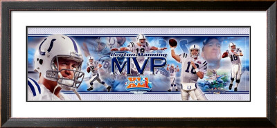 Super Bowl XLI MVP- Peyton Manning Poster