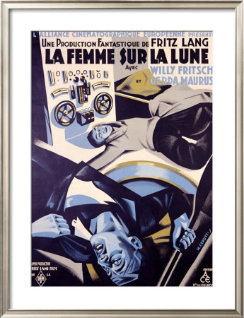 Femme Sur la Lune