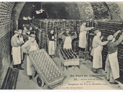 Storing Bottles at Moet Et Chandon
