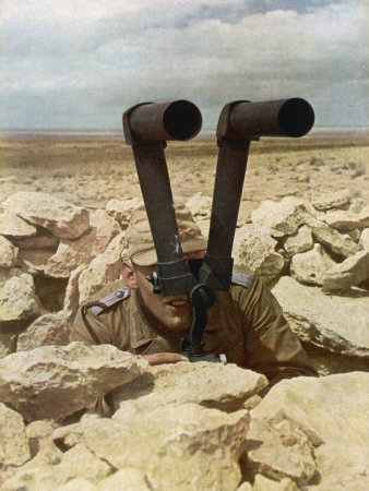 Telemetric Periscope Used by a German Soldier During the Libyan Campaign, World War Two