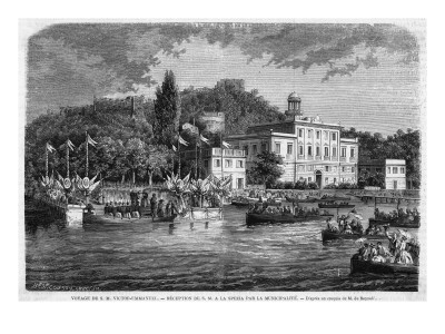 Vittorio Emanuele Lands at La Spezia