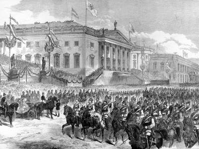 Prussian Victory Parade in Berlin at the End of the Franco-Prussian War