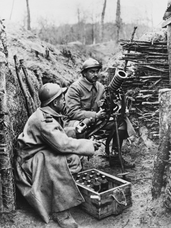 French Soldiers in a Trench 1916