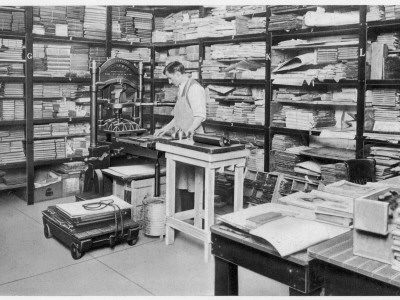 Original Plates are Stored in Fireproof Vaults and Carefully Indexed