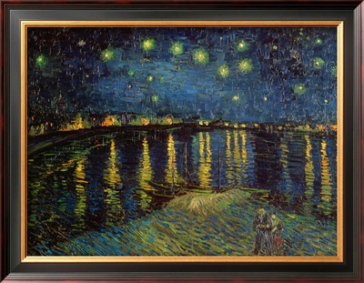 Starry Night Over the Rhone, c.1888 Framed Art Print