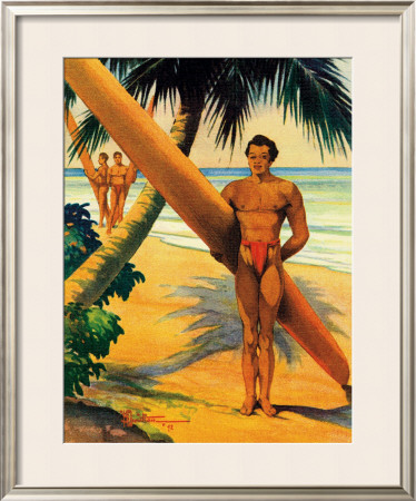 Surfers at the Beach