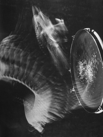 Drummer Gene Krupa Performing at Gjon Mili
