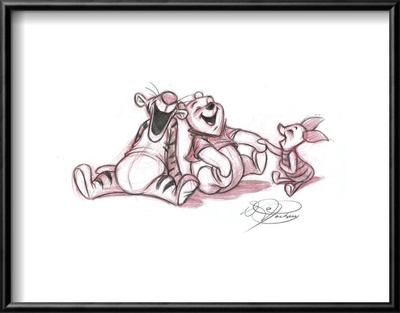 Tigger, Pooh, and Piglet Share a Giggle