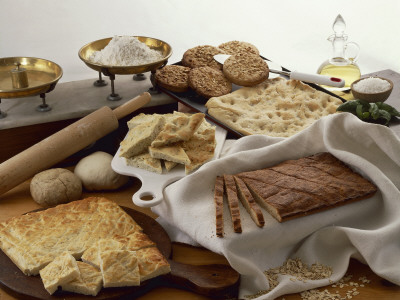 Close-Up of Focaccia Breads