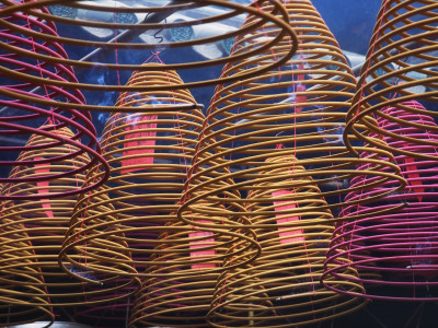 China, Hong Kong, Incenses at Mazu Temple