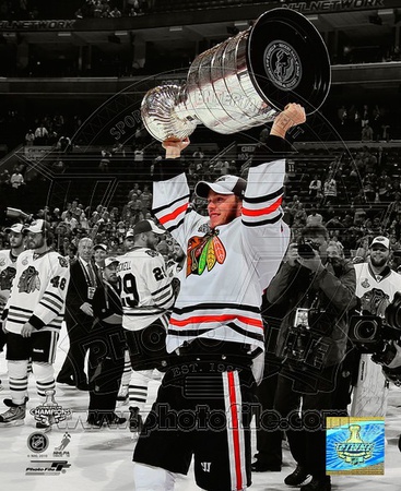 Buy Jonathan Toews Game Six of the 2010 Stanley Cup Finals Spotlight #61 at AllPosters.com