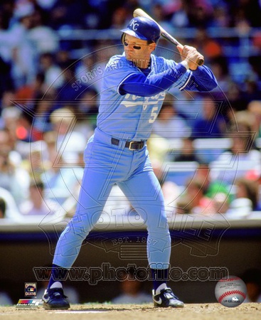 George Brett 1990 Action