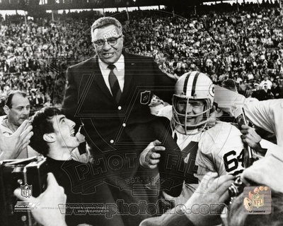 Buy Vince Lombardi Being carried off the field after the Packers beat the Raiders in SuperBowl II at AllPosters.com