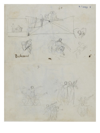 Study for the "Baptism of the Prince Imperial" Clergy