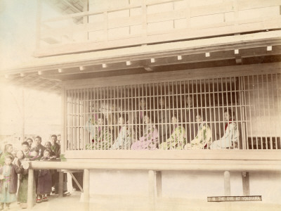 Buy Young Ladies in a Tea House in Yokohama (Japan) at AllPosters.com