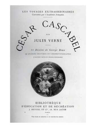Jules Verne, "César Cascabel", Flyleaf