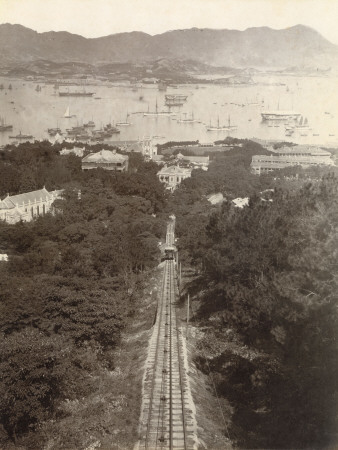 View of Hong Kong (China) Taken from the Funicular