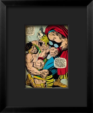 Marvel Comics Retro: Mighty Thor Comic Panel, Hercules