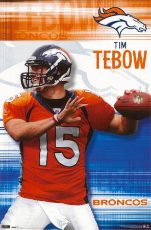 Broncos - Tim Tebow Poster