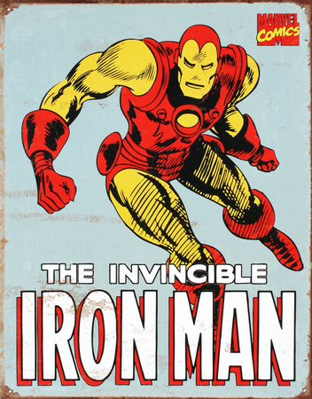 Buy Iron Man Retro at AllPosters.com