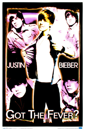 Buy Justin Bieber - Black Light Poster at AllPosters.com
