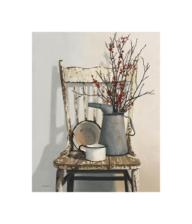 Watering Can on Chair