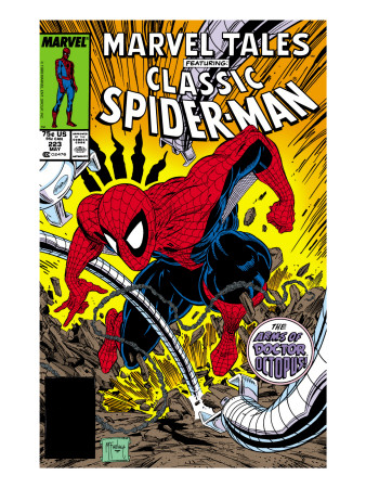 Marvel Tales: Spider-Man #223 Cover: Spider-Man and Doctor Octopus Fighting
