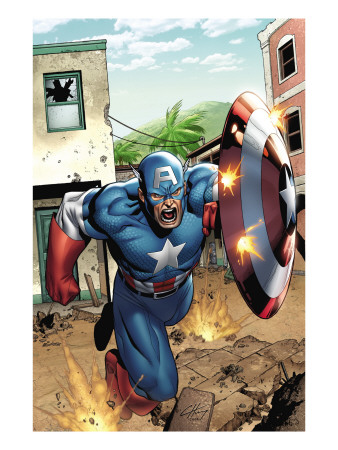 Marvel Adventures Super Heroes #8 Cover: Captain America