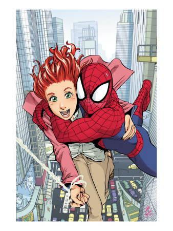 Spider-Man Loves Mary Jane #1 Cover: Spider-Man, and Mary Jane Watson