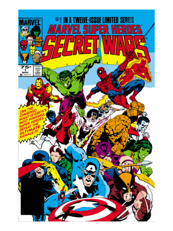 Secret Wars #1 Cover: Captain America