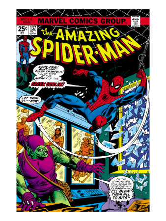 The Amazing Spider-Man #137 Cover: Spider-Man and Green Goblin