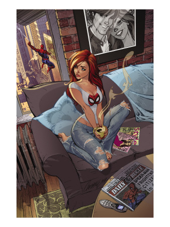 The Amazing Spider-Man #601 Cover: Mary Jane Watson