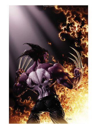 Wolverine vs. Punisher #4 Cover: Wolverine