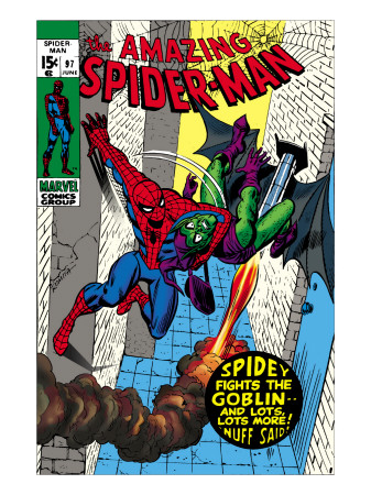 The Amazing Spider-Man #97 Cover: Spider-Man and Green Goblin