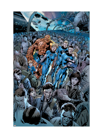 Fantastic Four #555 Cover: Invisible Woman and Mr. Fantastic