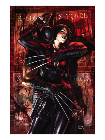 X-Force #9 Cover: Wolverine and Domino