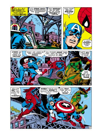 Captain America And The Falcon Group: Captain America, Falcon and Spider-Man