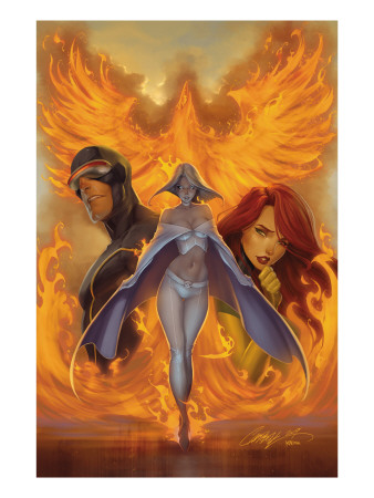 What if? Astonishing X-Men #1 Cover: Emma Frost, Phoenix and Cyclops