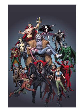Handbook: Horror 2005 Cover: Frankenstein, Dracula, Werewolf, Zombie and Nightmare