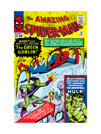 Amazing Spider-Man #14 Cover: Spider-Man, Green Goblin and Hulk