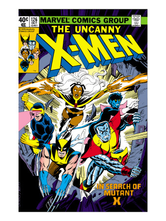 Uncanny X-Men #126 Cover: Wolverine, Colossus, Storm, Cyclops, Nightcrawler and X-Men Fighting